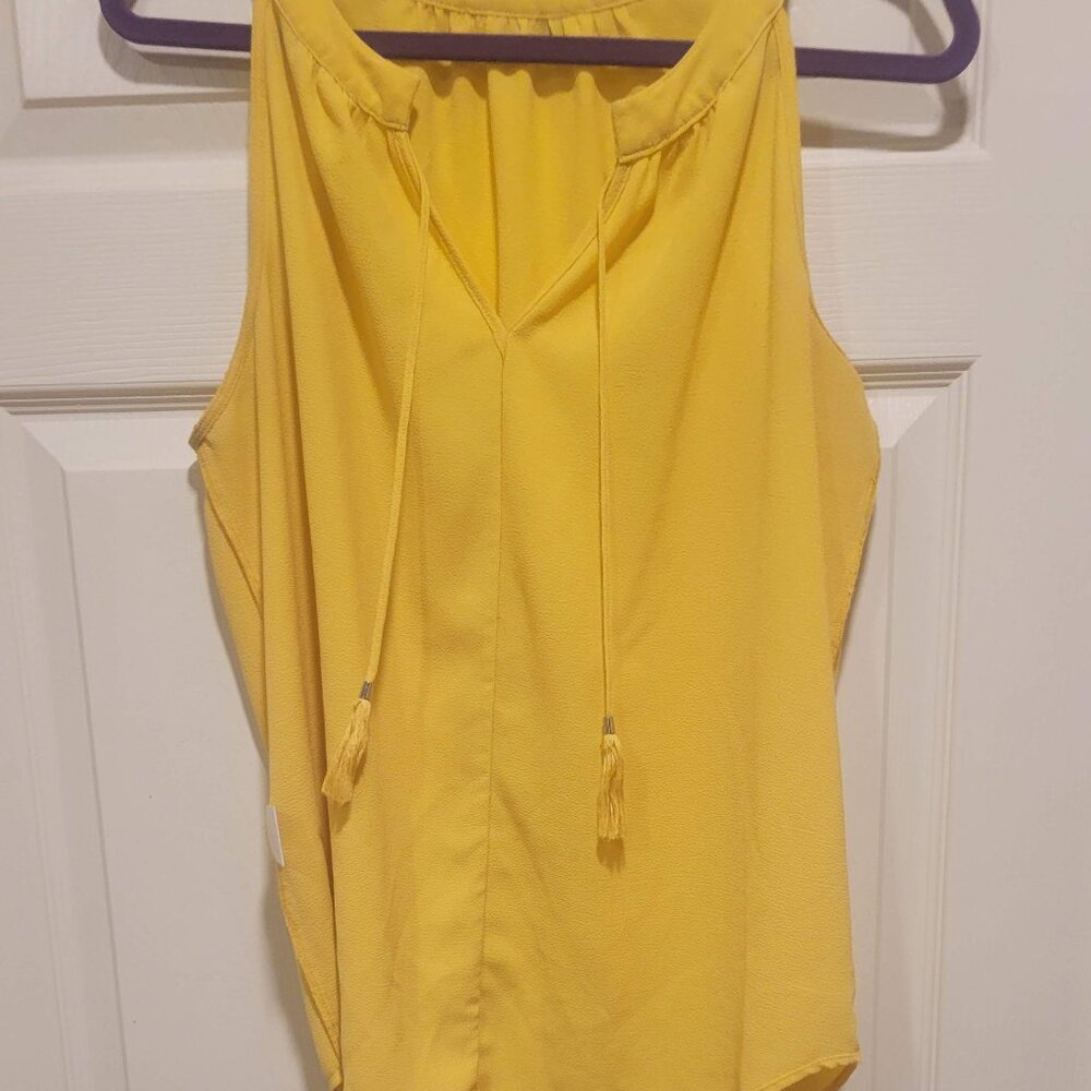 Rose & Olive top Yellow